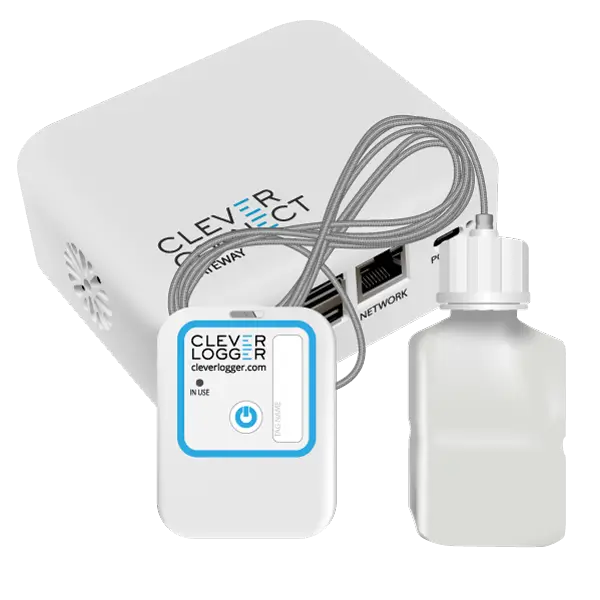 Clever Logger Clever Logger Dual Sensor Starter Kit with leakproof vial - CLKIT-1-TT-V with leakproof vial