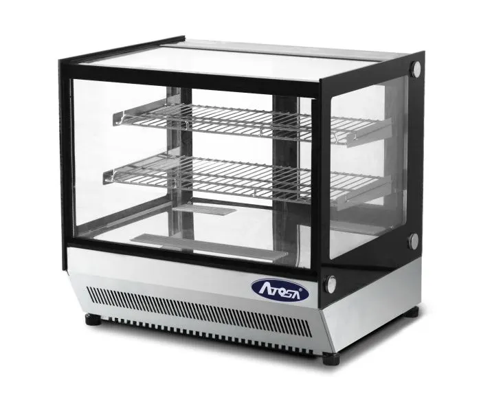 Atosa Countertop Square Cake Showcase 900MM Fridge - WSF160L