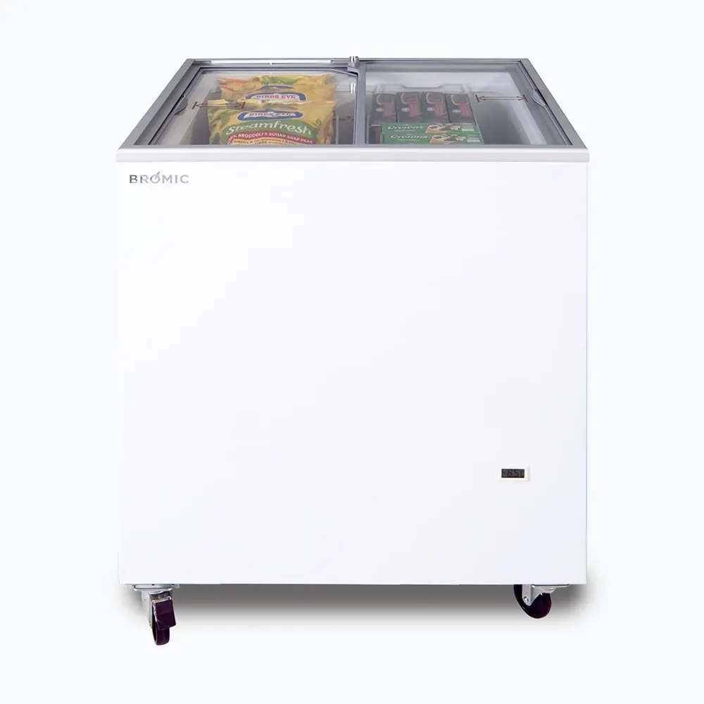 Bromic Chest Freezer 191L Flat Glass Top - CF0200FTFG-NR