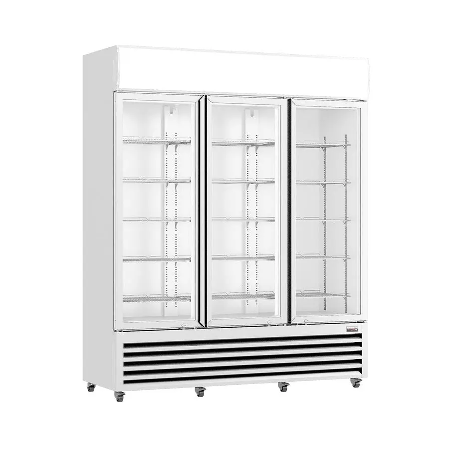 Refurbished CLEARANCE - Thermaster Three Glass Door Colourbond Upright Drink Fridge - LG-1203P-QLD147