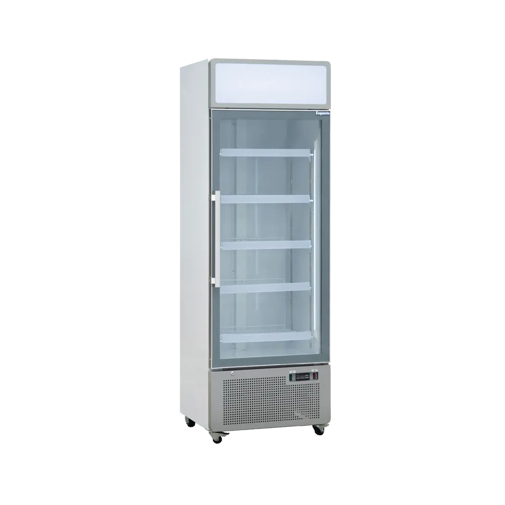 Exquisite One Glass Door Upright Display Refrigerators – White - DC440P