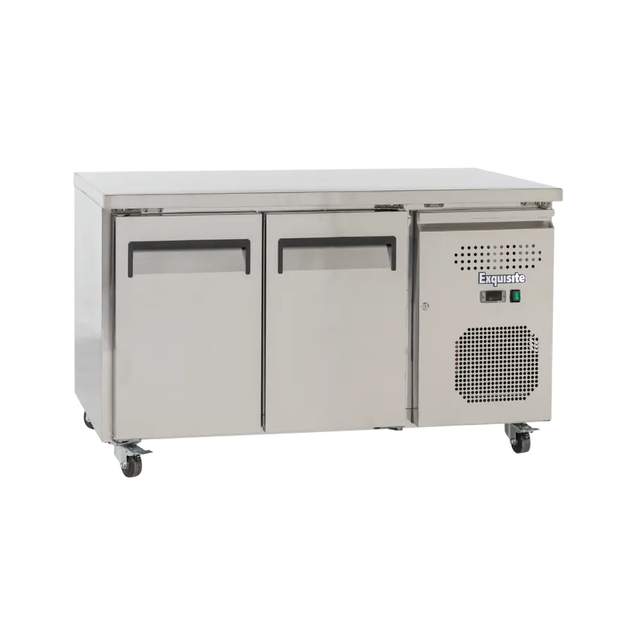 Exquisite Two Solid Doors Underbench Freezer 700mm deep - USF260H