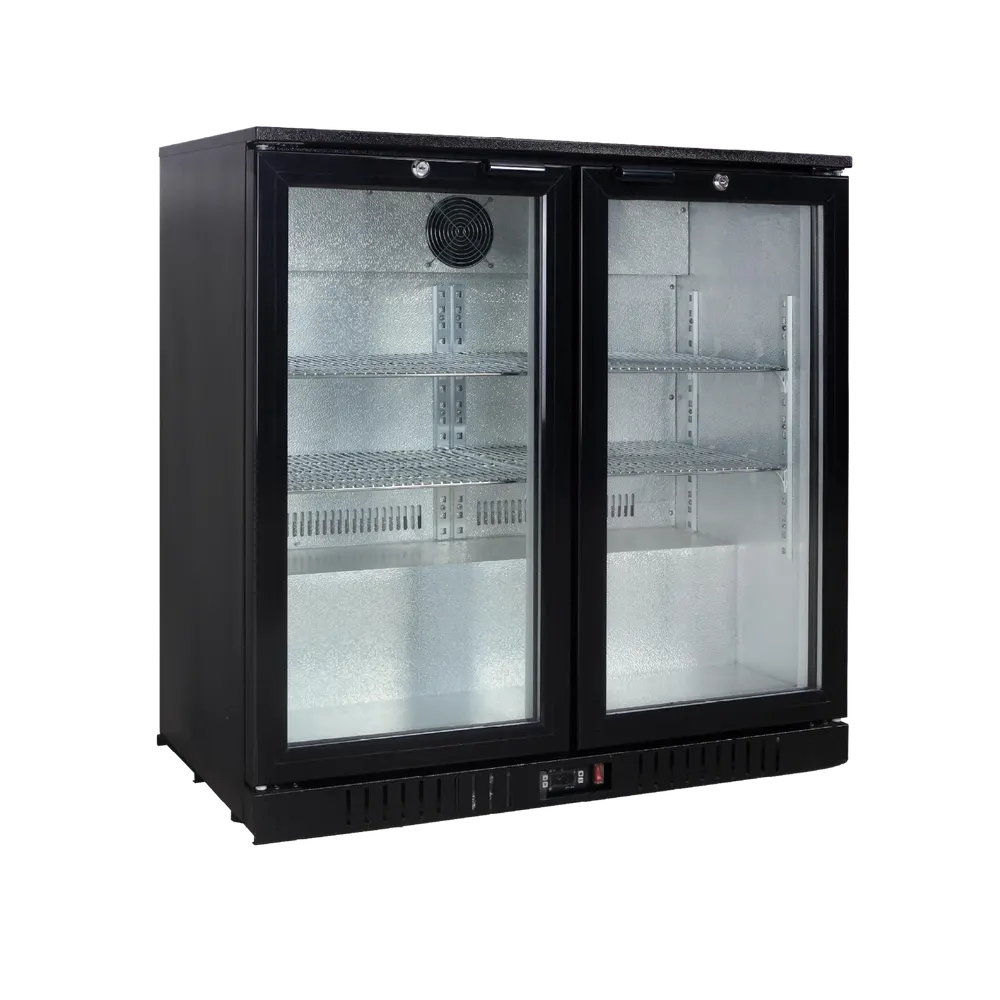 Exquisite Two Swing Doors Backbar Display Fridge - UBC210