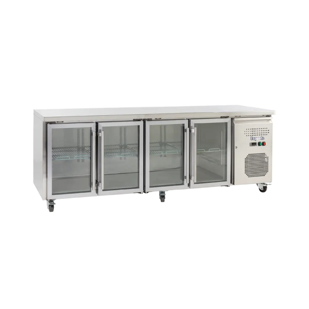 Exquisite Four Glass Door Underbench Fridge - USC550G