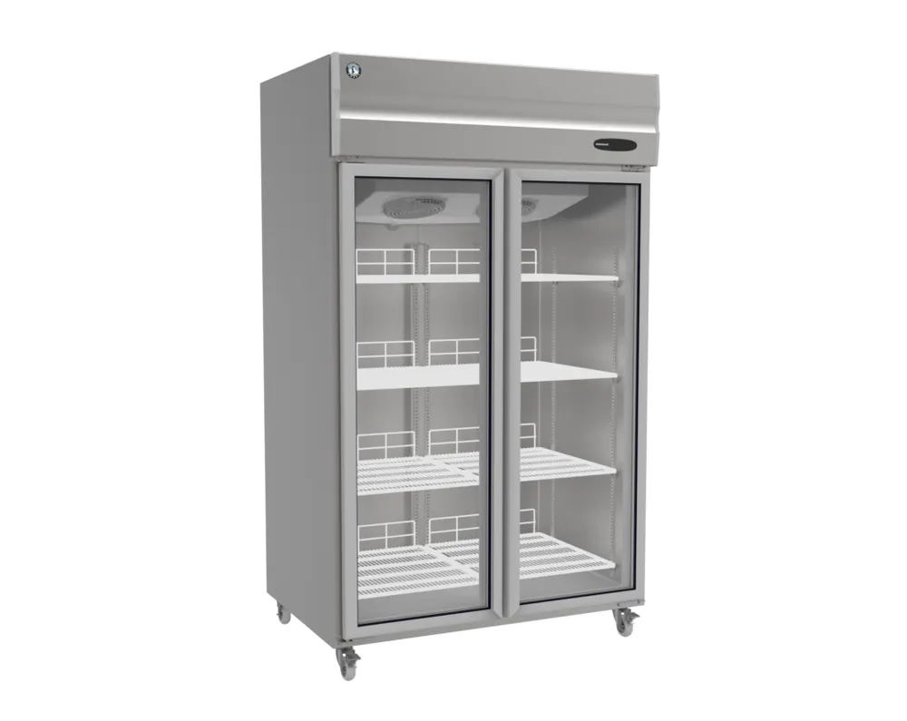 Hoshizaki 1,119L Glass Door Fridge 2 Door - HR-127 GLASS DOOR
