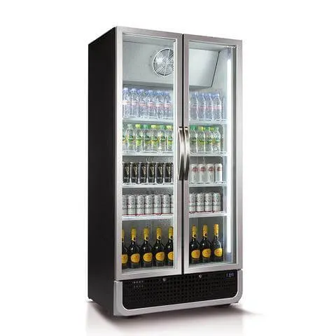 Husky 728L Vertical Glass Door Fridge (Black) - C8PRO-H-BLK-AU-HU