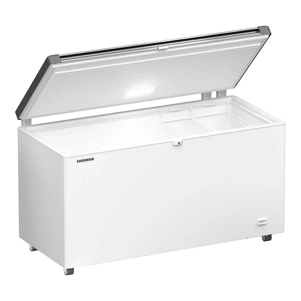 Liebherr Stainless Steel Flip Lid Chest Freezer 404L - EFL 4656