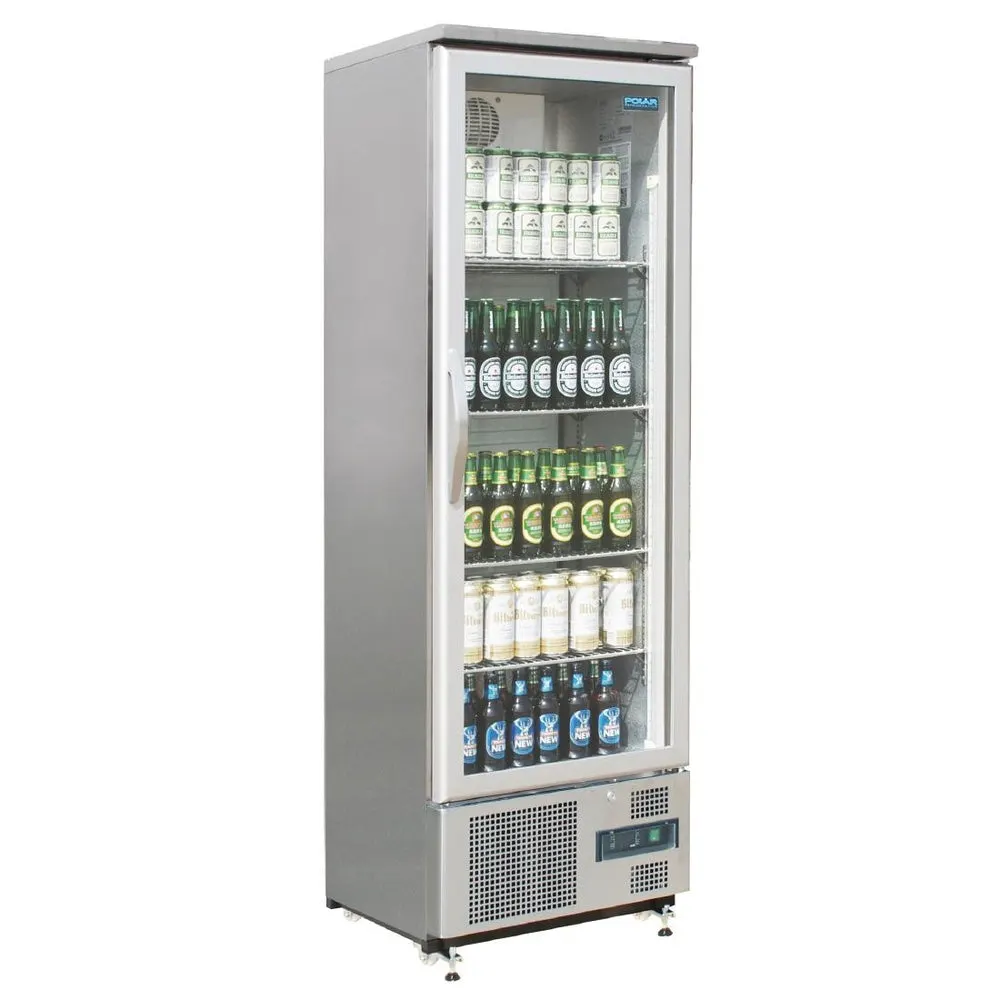 Polar G-Series Single Glass Door Upright Bar Fridge CK479-A