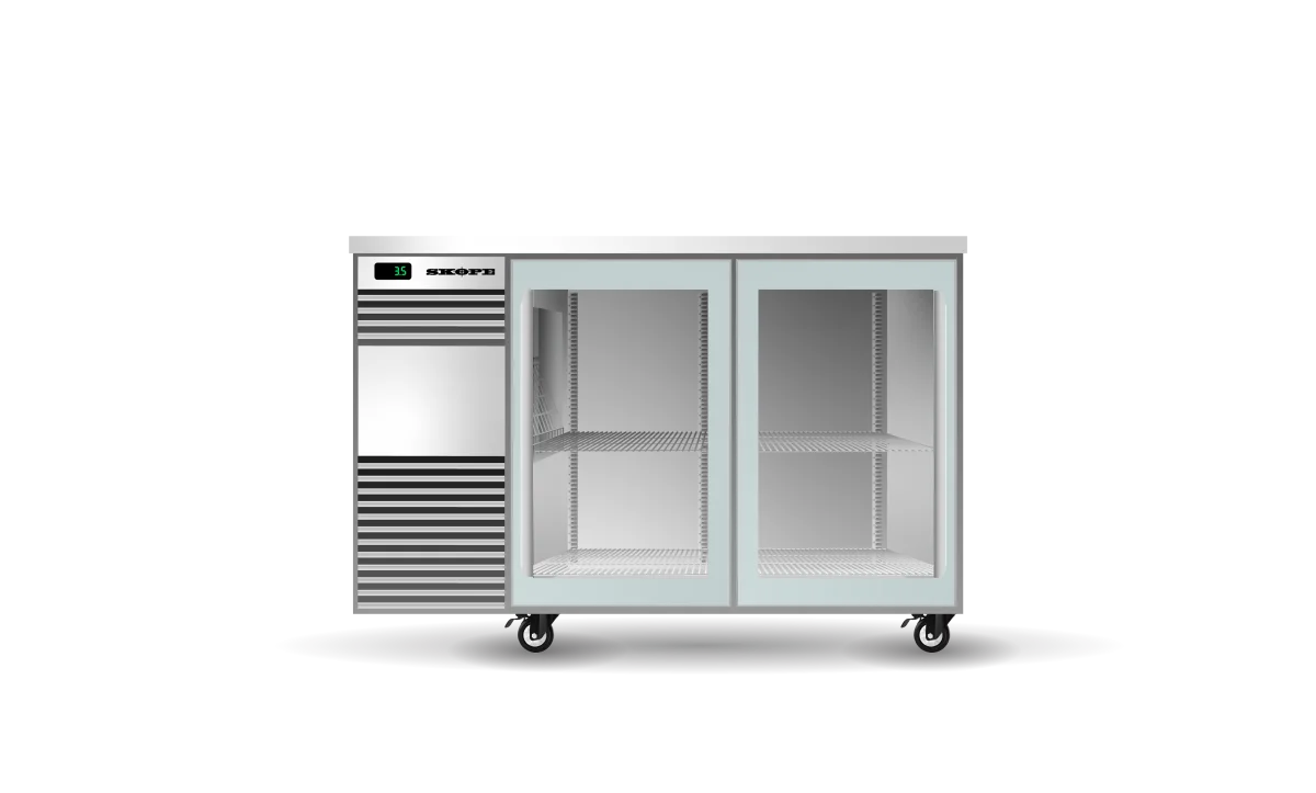 Skope BackBar 2 Glass Sliding Door Fridge - BB.2.GSL