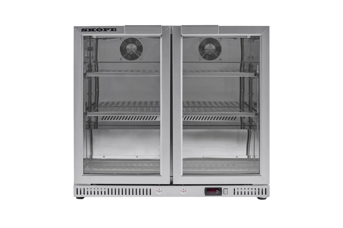 Skope Ascend 2 Glass Door Bar Cooler - BC.2.GSW