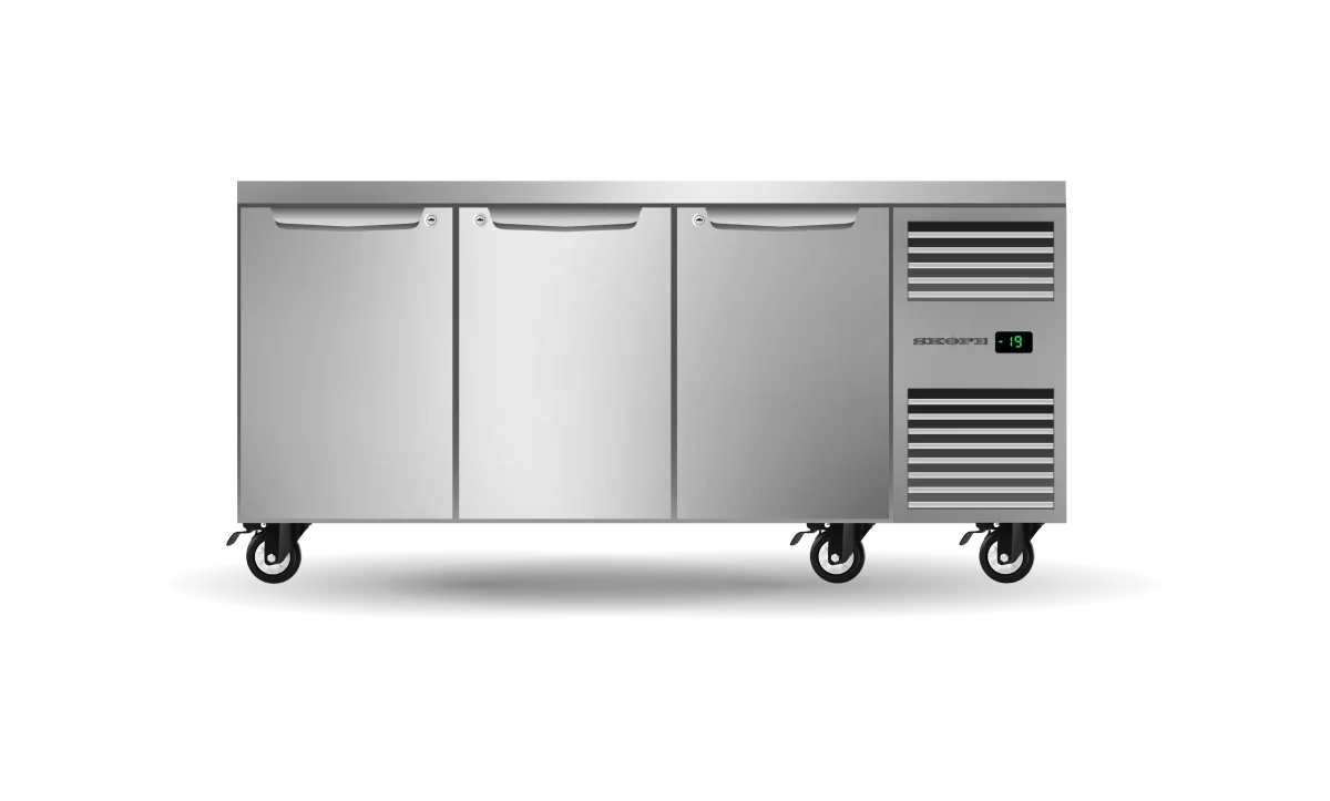 Skope ProSpec 3 Solid Door Underbench GN1/1 Right Hand Freezer - PG11.UBF.3.SD.RH