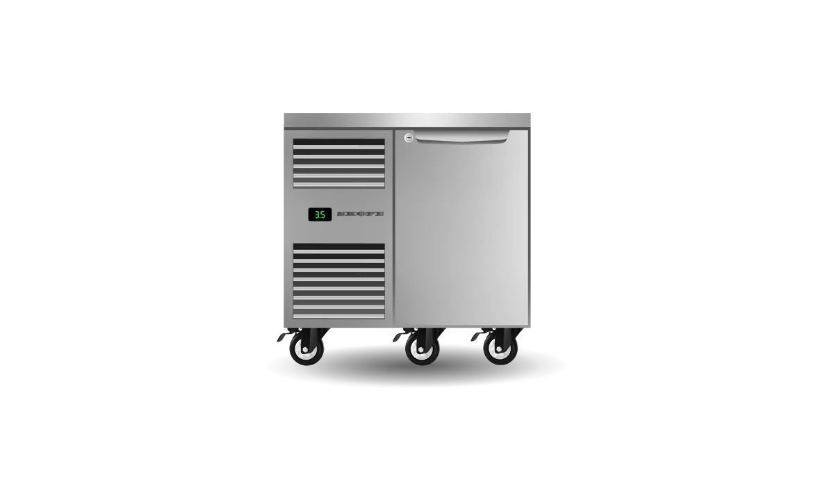 Skope ProSpec 1 Solid Door Underbench GN 1/1 Fridge - PG11.UBR.1.SD