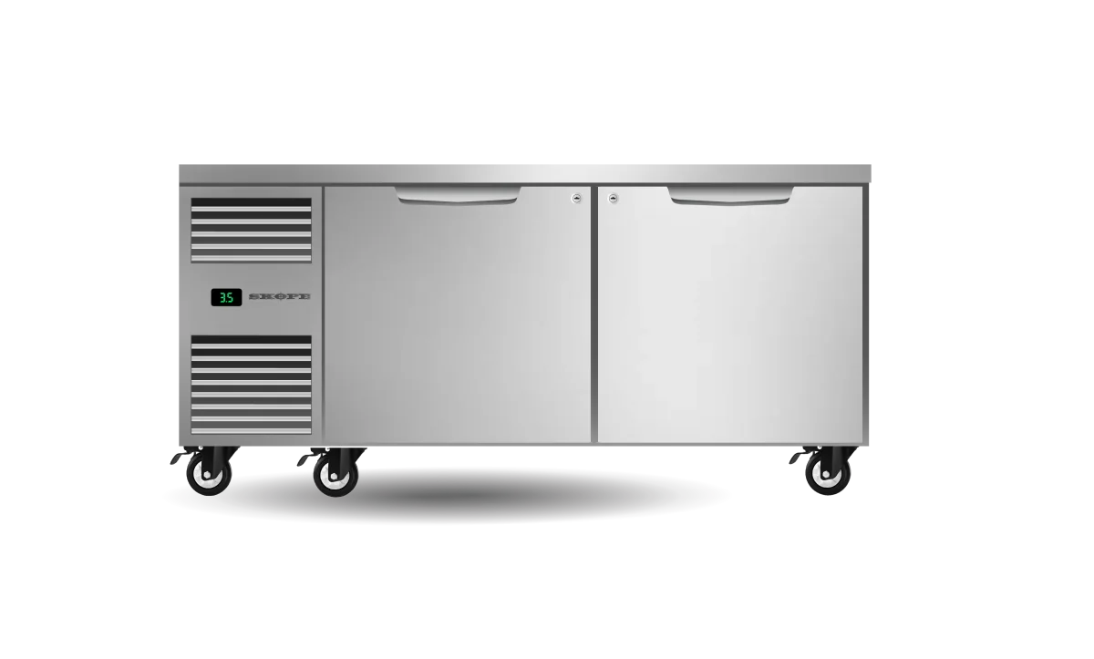 Skope ProSpec 2 Solid Door Underbench GN2/1 Fridge - PG21.UBR.2.SD
