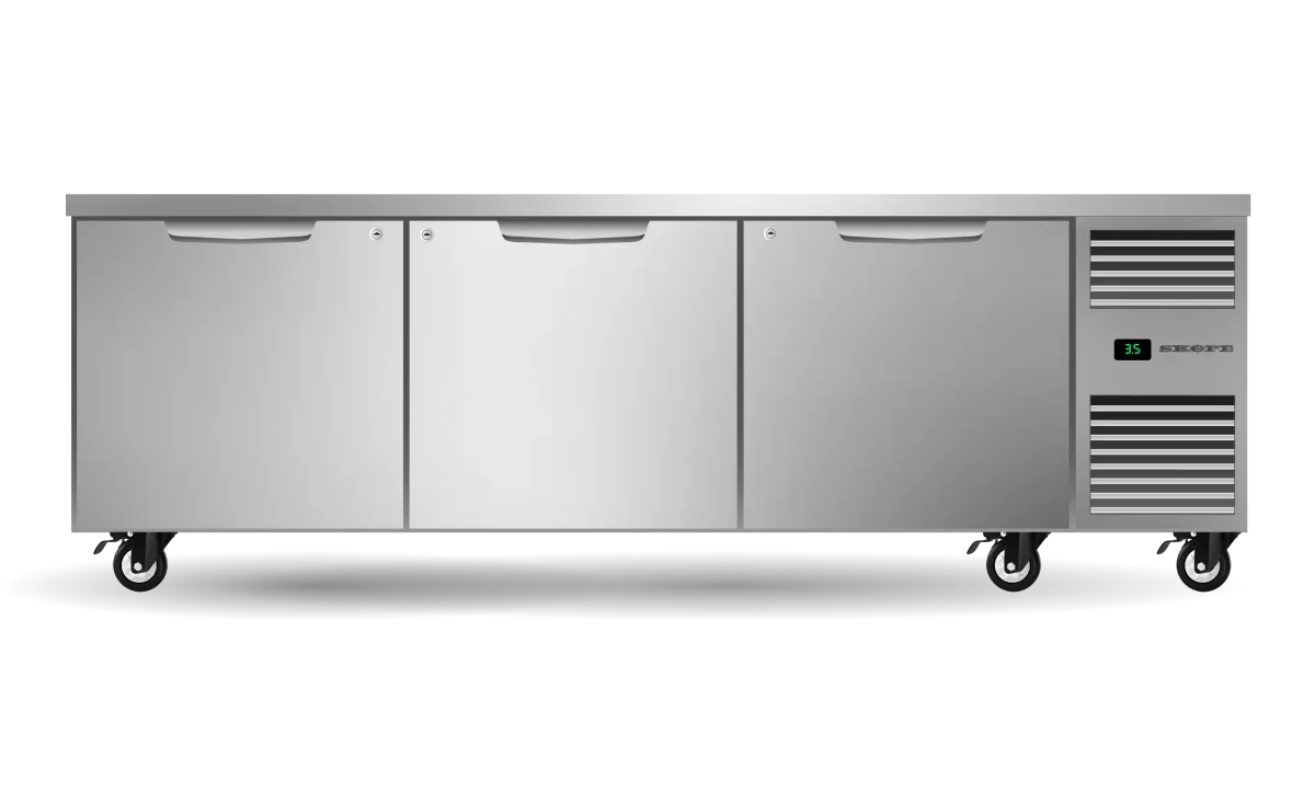 Skope ProSpec 3 Solid Door Underbench GN2/1 Right Hand Fridge - PG21.UBR.3.SD.RH