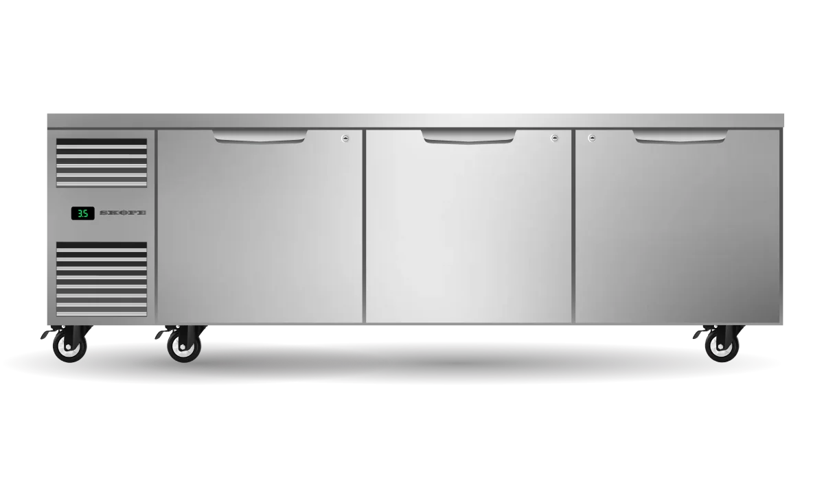 Skope ProSpec 3 Solid Door Underbench GN2/1 Fridge - PG21.UBR.3.SD