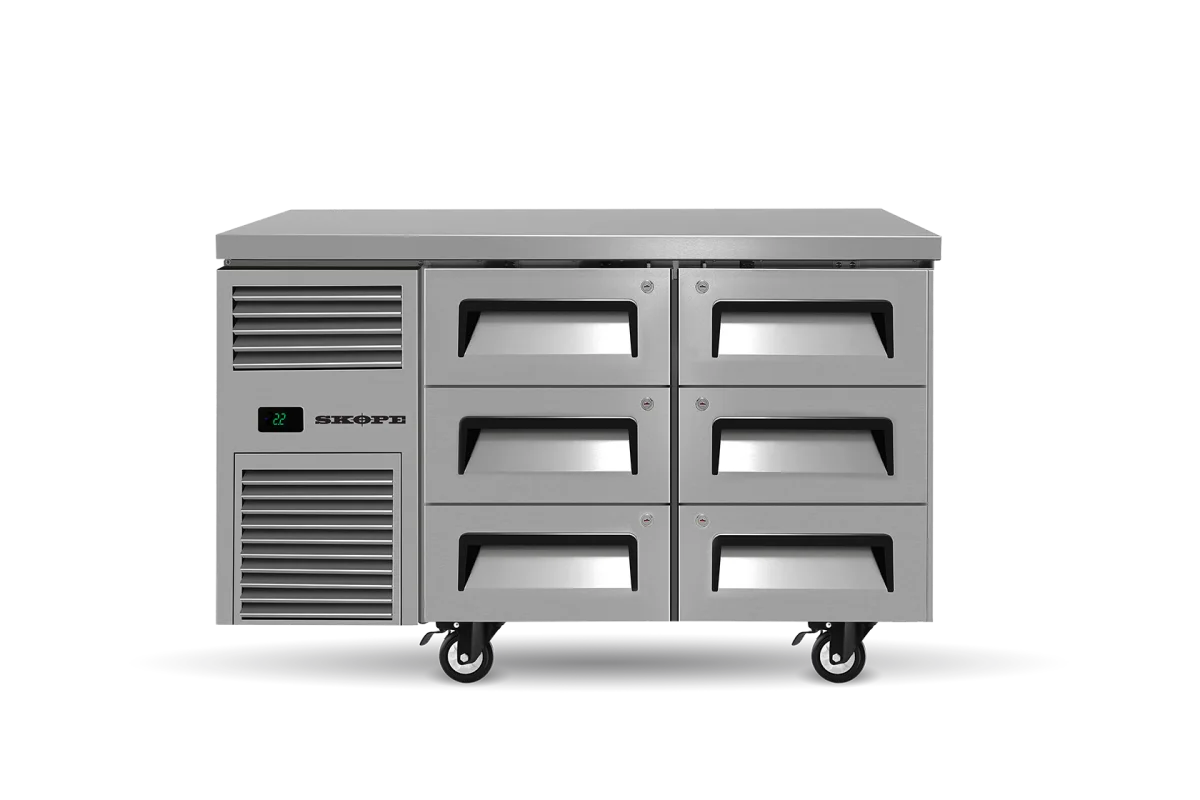 Skope ReFlex 6 Drawer Underbench GN 1/1 Fridge - RF7.UBR.2.D6