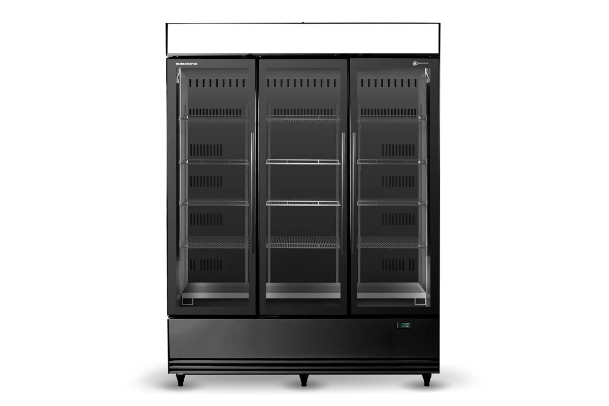 Skope ActiveCore 3 Glass Door Display or Storage Fridge, Lit Sign - SKB1500N-AC