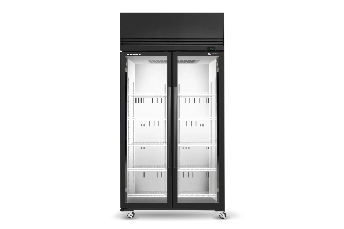 Skope ActiveCore 2 Glass Door Upright Display or Storage Freezer - SKFT1000N-A
