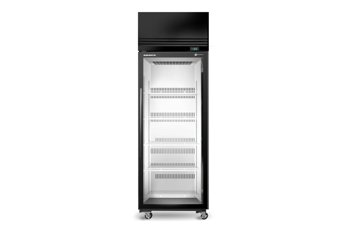 Skope ActiveCore 1 Glass Door Upright Display or Storage Freezer - SKFT650N-A