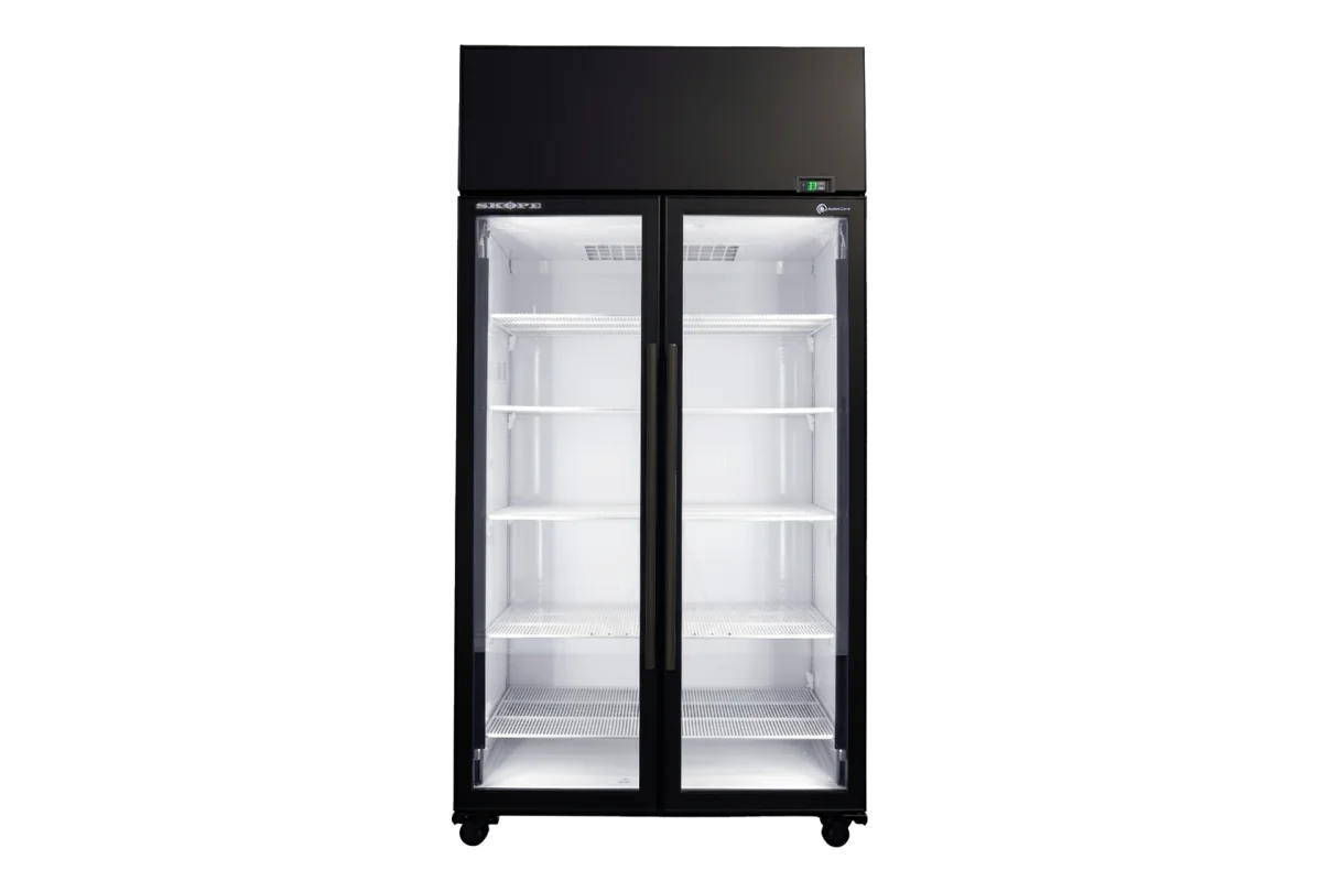 Skope ActiveCore 2 Narrow Profile Glass Door Display or Storage Fridge - SKT1000NRL-AC