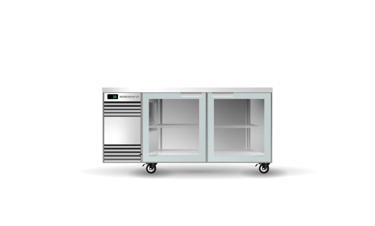 Skope BackBar 2 Glass Swing Door SlimLine Fridge - SL.2.GSW