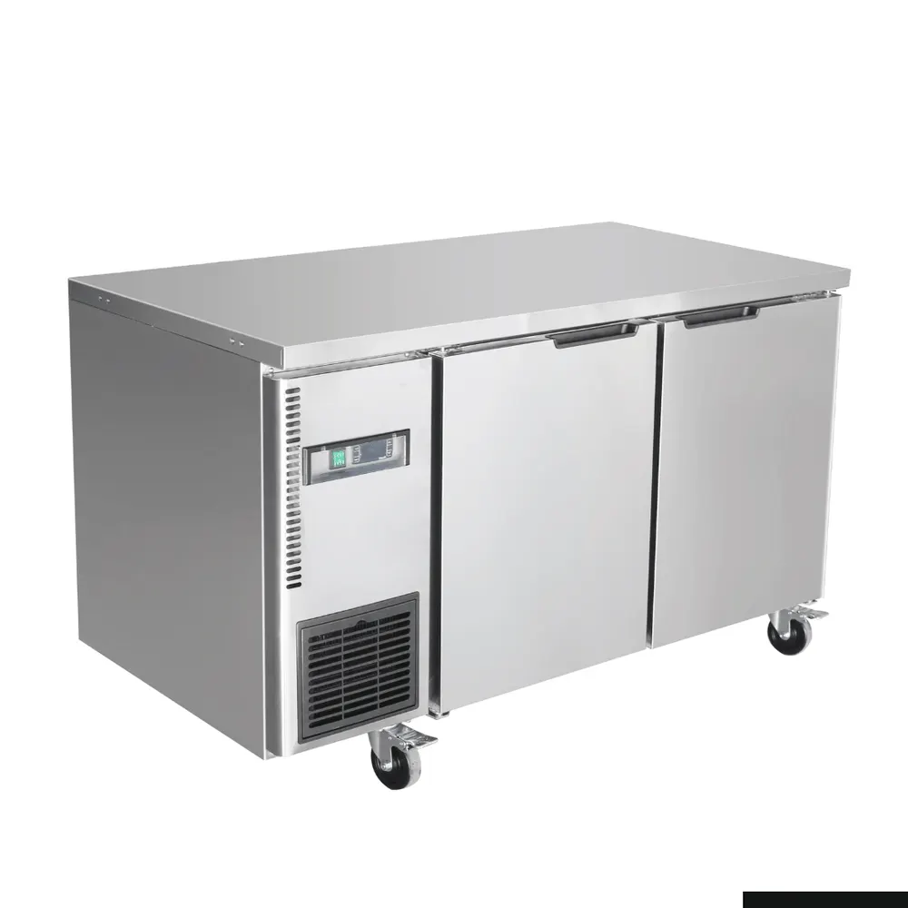 Thermaster Stainless Steel Double Door Workbench Freezer - TS1200BT