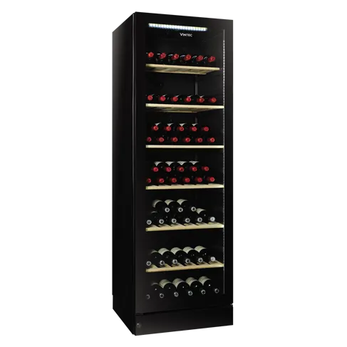 Vintec V190SG2E-BK - 198-Bottle Multi-Temp or Single Zone Wine Cabinet